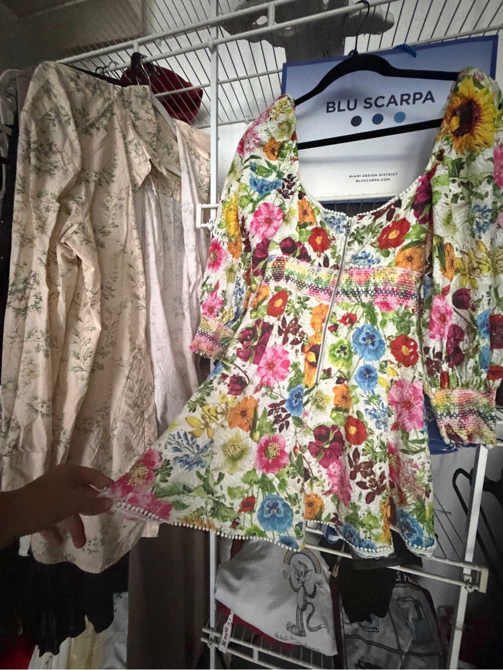 Alice + Olivia Floral Puff-Sleeve Women’s dress - Multicolor - Picture 4 of 6
